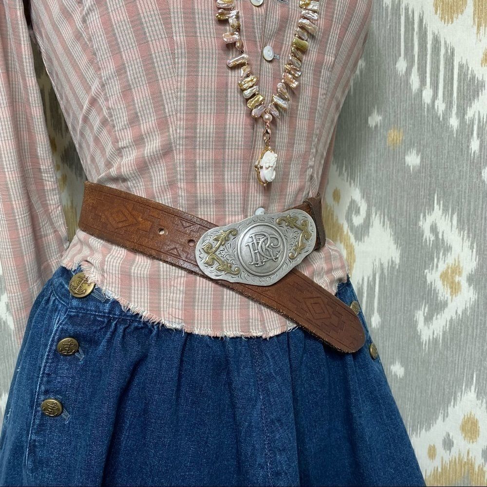 Ralph Lauren Nautical Dark Denim Circle Skirt - Picture 3 of 16